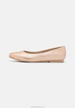 balettpumps i läder roséguld färgade Anna Field 42BF62110 kvinnor - Bild 2