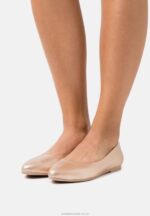 balettpumps i läder roséguld färgade Anna Field 42BF62110 kvinnor