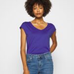 basic t-shirt klematisblå Anna Field 42BF6348 kvinnor