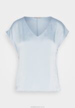 basic t-shirt ljusblå Anna Field 42BF6282 kvinnor - Bild 5