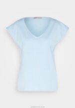 basic t-shirt ljusblå Anna Field 42BF6327 kvinnor - Bild 5
