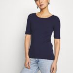basic t-shirt maritim blå Anna Field 42BF6242 kvinnor
