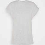 basic t-shirt melerad ljusgrå Anna Field 42BF6257 kvinnor