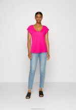 basic t-shirt rosa Anna Field 42BF6378 kvinnor - Bild 2