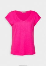 basic t-shirt rosa Anna Field 42BF6378 kvinnor - Bild 4