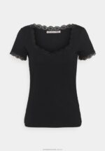 basic t-shirt svart Anna Field 42BF6288 kvinnor - Bild 5