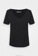 basic t-shirt svart Anna Field 42BF6341 kvinnor - Bild 2