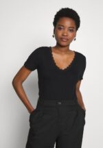 basic t-shirt svart Anna Field 42BF6377 kvinnor