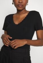 basic t-shirt svart Anna Field 42BF6377 kvinnor - Bild 5