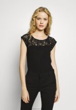 basic t-shirt svart Anna Field 42BF6379 kvinnor