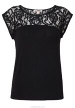 basic t-shirt svart Anna Field 42BF6379 kvinnor - Bild 4