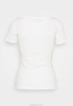 basic t-shirt vit Anna Field 42BF6238 kvinnor - Bild 2