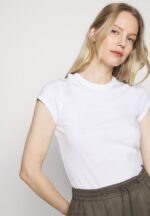 basic t-shirt vit Anna Field 42BF6304 kvinnor - Bild 6