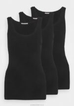 basic tank 3er pack topp svart/svart/svart Anna Field 42BF6468 kvinnor