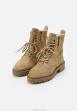 beige stövlar med snörning Anna Field 42BF62028 kvinnor