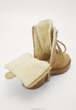 beige stövlar med snörning Anna Field 42BF62028 kvinnor - Bild 3
