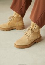 beige stövlar med snörning Anna Field 42BF62028 kvinnor - Bild 5