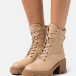 beige stövlar med snörning Anna Field 42BF62039 kvinnor