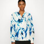 button-down blus vit, blå Anna Field 42BF6679 kvinnor