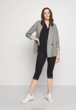 capri leggings med spets leggings byxor svart Anna Field 42BF6655 kvinnor - Bild 2