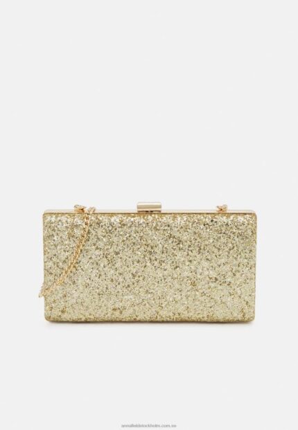 clutch guldfärgad Anna Field 42BF62459 kvinnor
