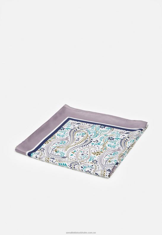 foulard_morkbla_gron_kamel_anna_field_42bf62849_kvinnor.jpg foulard mörkblå/grön/kamel Anna Field 42BF62849 kvinnor - Bild 1