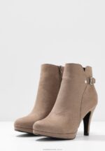 högklackade ankelboots i taupe Anna Field 42BF61987 kvinnor - Bild 4