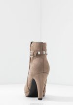 högklackade ankelboots i taupe Anna Field 42BF61987 kvinnor - Bild 5