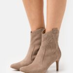 högklackade ankelboots i taupe Anna Field 42BF62048 kvinnor