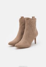 högklackade ankelboots i taupe Anna Field 42BF62048 kvinnor - Bild 3