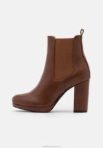 högklackade ankelboots konjak Anna Field 42BF62053 kvinnor - Bild 2