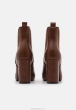 högklackade ankelboots konjak Anna Field 42BF62053 kvinnor - Bild 4