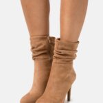 högklackade ankelboots konjak Anna Field 42BF62256 kvinnor