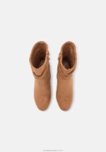högklackade ankelboots konjak Anna Field 42BF62256 kvinnor - Bild 6