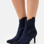 högklackade ankelboots mörkblå Anna Field 42BF62047 kvinnor
