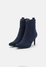 högklackade ankelboots mörkblå Anna Field 42BF62047 kvinnor - Bild 3