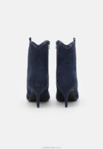 högklackade ankelboots mörkblå Anna Field 42BF62047 kvinnor - Bild 4