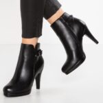 högklackade ankelboots svarta Anna Field 42BF61918 kvinnor