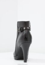 högklackade ankelboots svarta Anna Field 42BF61918 kvinnor - Bild 5
