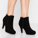 högklackade ankelboots svarta Anna Field 42BF61985 kvinnor
