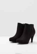högklackade ankelboots svarta Anna Field 42BF61985 kvinnor - Bild 5