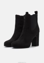högklackade ankelboots svarta Anna Field 42BF61997 kvinnor - Bild 3