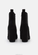 högklackade ankelboots svarta Anna Field 42BF61997 kvinnor - Bild 4
