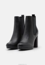 högklackade ankelboots svarta Anna Field 42BF62054 kvinnor - Bild 3