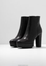 högklackade ankelboots svarta Anna Field 42BF62059 kvinnor - Bild 5