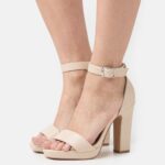 högklackade sandaler benvita Anna Field 42BF61571 kvinnor