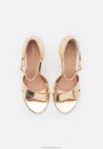 högklackade sandaler guld Anna Field 42BF61264 kvinnor - Bild 6