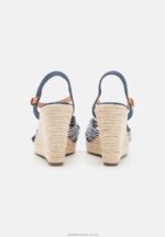 högklackade sandaler mörkblå Anna Field 42BF61491 kvinnor - Bild 4
