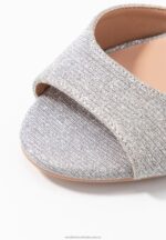 högklackade sandaler silver Anna Field 42BF61255 kvinnor - Bild 3