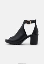 högklackade sandaler svarta Anna Field 42BF61272 kvinnor - Bild 2